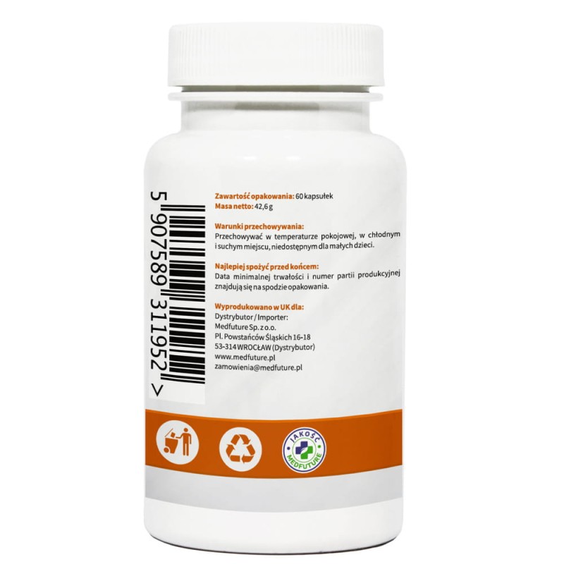 Kurkuma + piperyna + imbir Ekstra strong - 60 kapsułek - MEDFUTURE