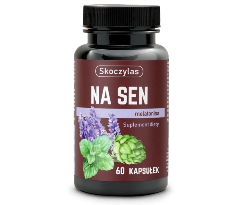 SKOCZYLAS Na sen Melatonina 60 kapsułek