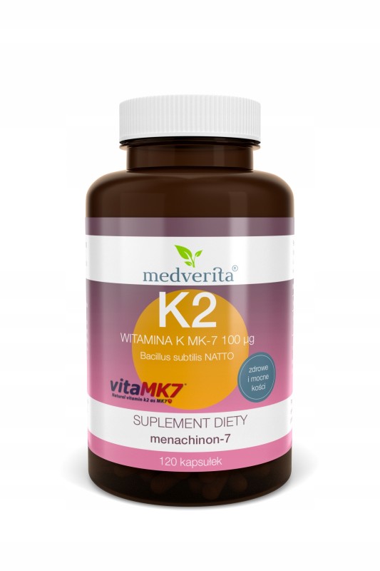 Witamina K2 MK-7 100 ug 120 kapsułek MEDVERITA