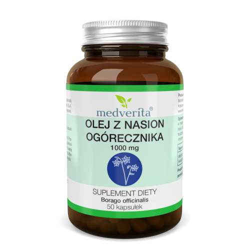 Olej z nasion ogórecznika 1000 mg - 50 kapsułek MEDVERITA