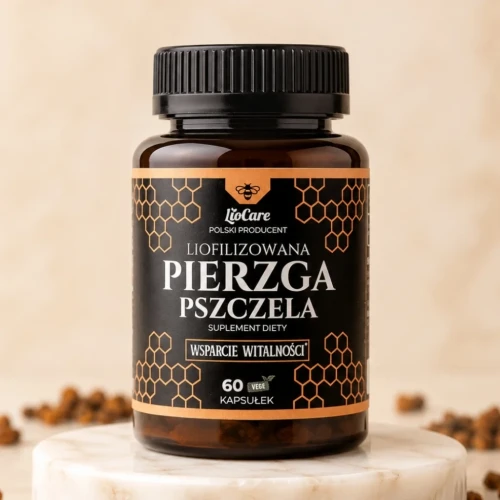 Liofilizowana Pierzga Pszczela | 60 kapsułek | VEGE LIOCARE