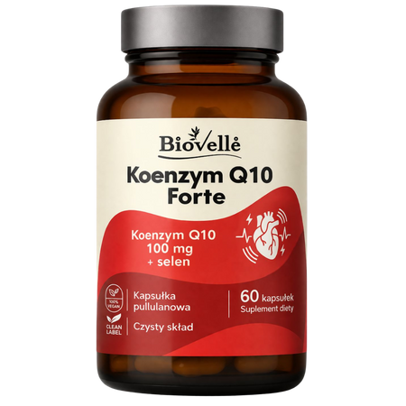 Koenzym Q10 Forte + Selen 60 kapułek BIOVELLE
