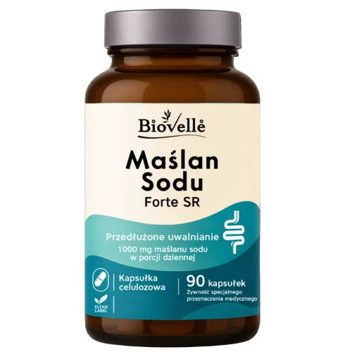 Maślan Sodu FORTE SR 90 kapsułek BIOVELLE
